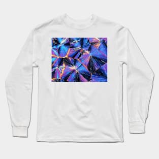 Tartaric acid crystals, light micrograph (C009/5982) Long Sleeve T-Shirt